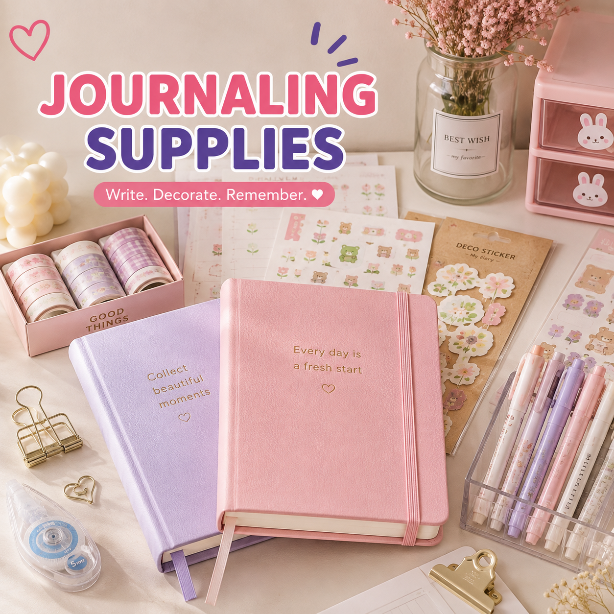 Journaling Supplies