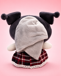 Kawaii Plush Doll with Soft Furry Blanket – Cute Character Gift Set