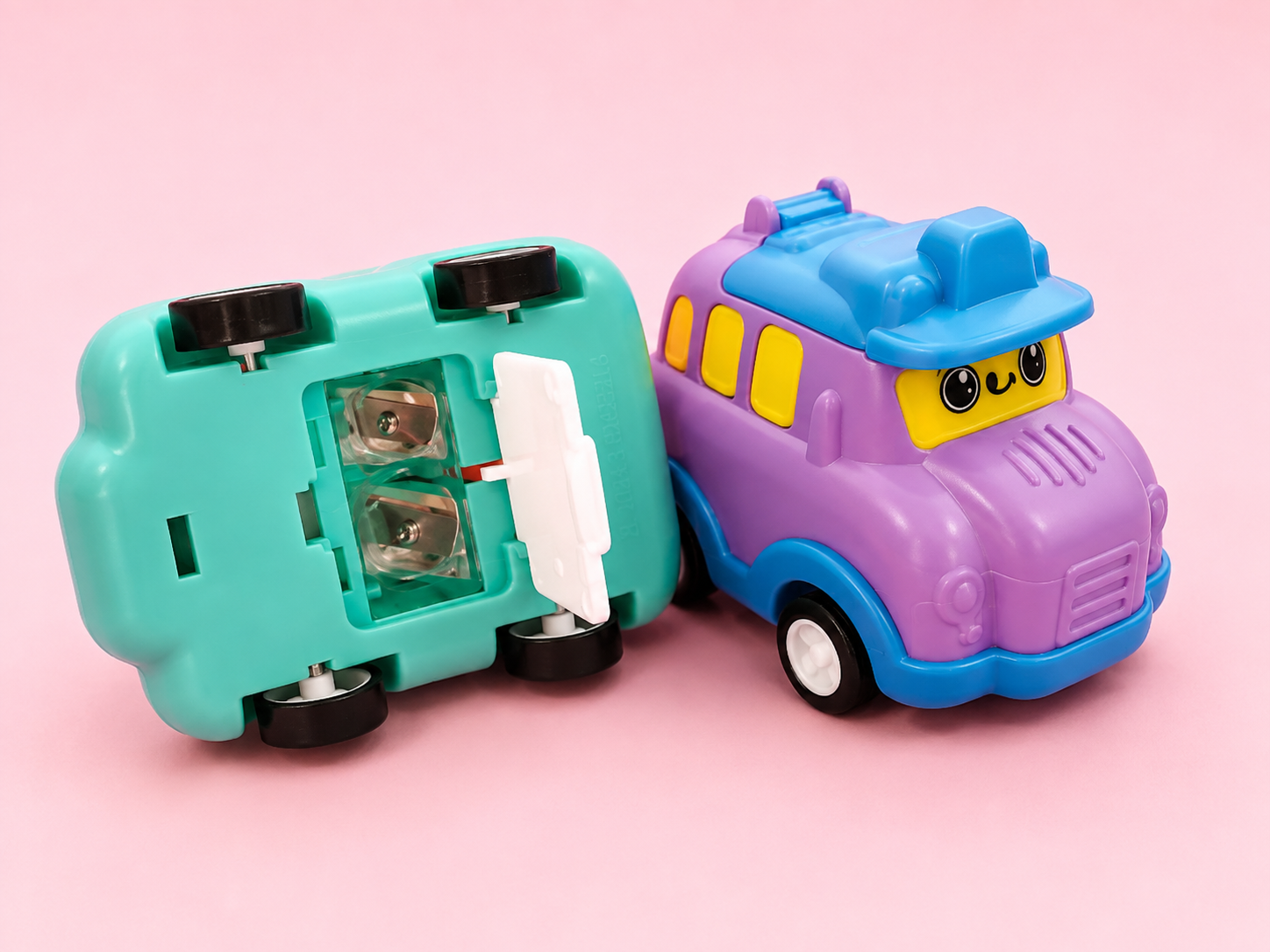 Cute Bus Pencil Sharpener Toy – Fun Vehicle-Shaped Sharpener