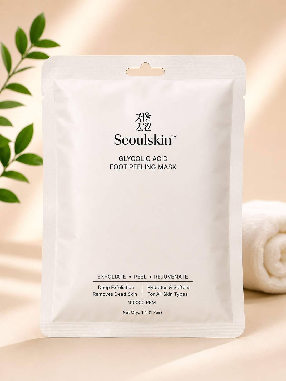 Seoulskin Glycolic Acid Foot Peeling Mask – Deep Exfoliating Foot Peel
