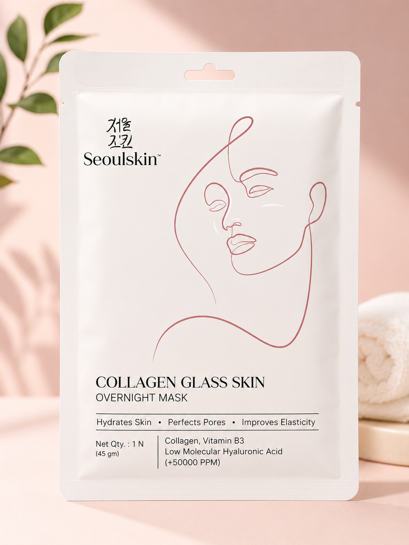 Seoulskin Collagen Glass Skin Overnight Mask – Hydrating Face Mask