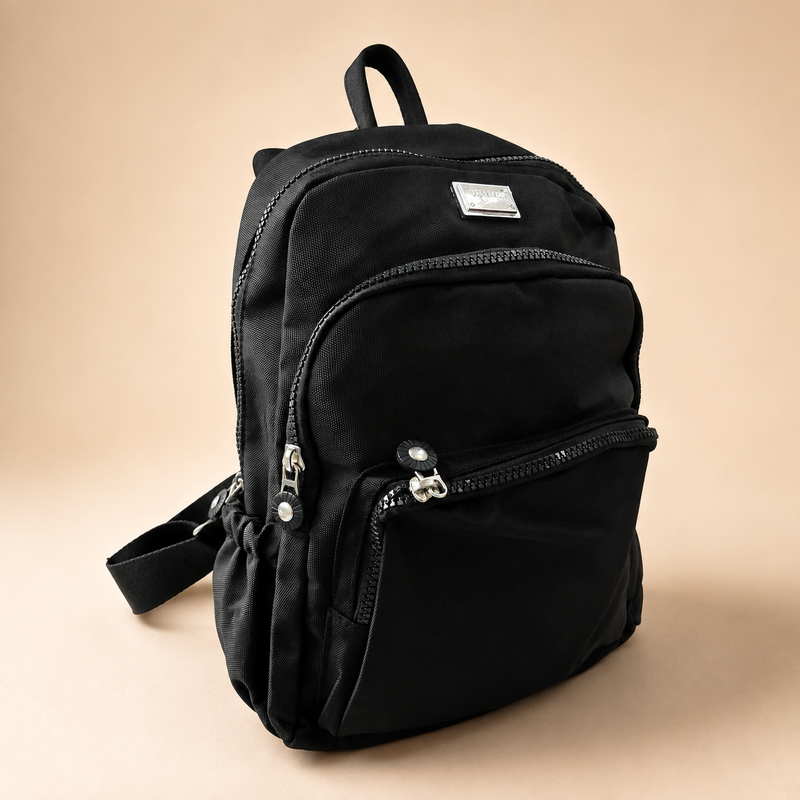 Teal Multi-Pocket Casual Backpack