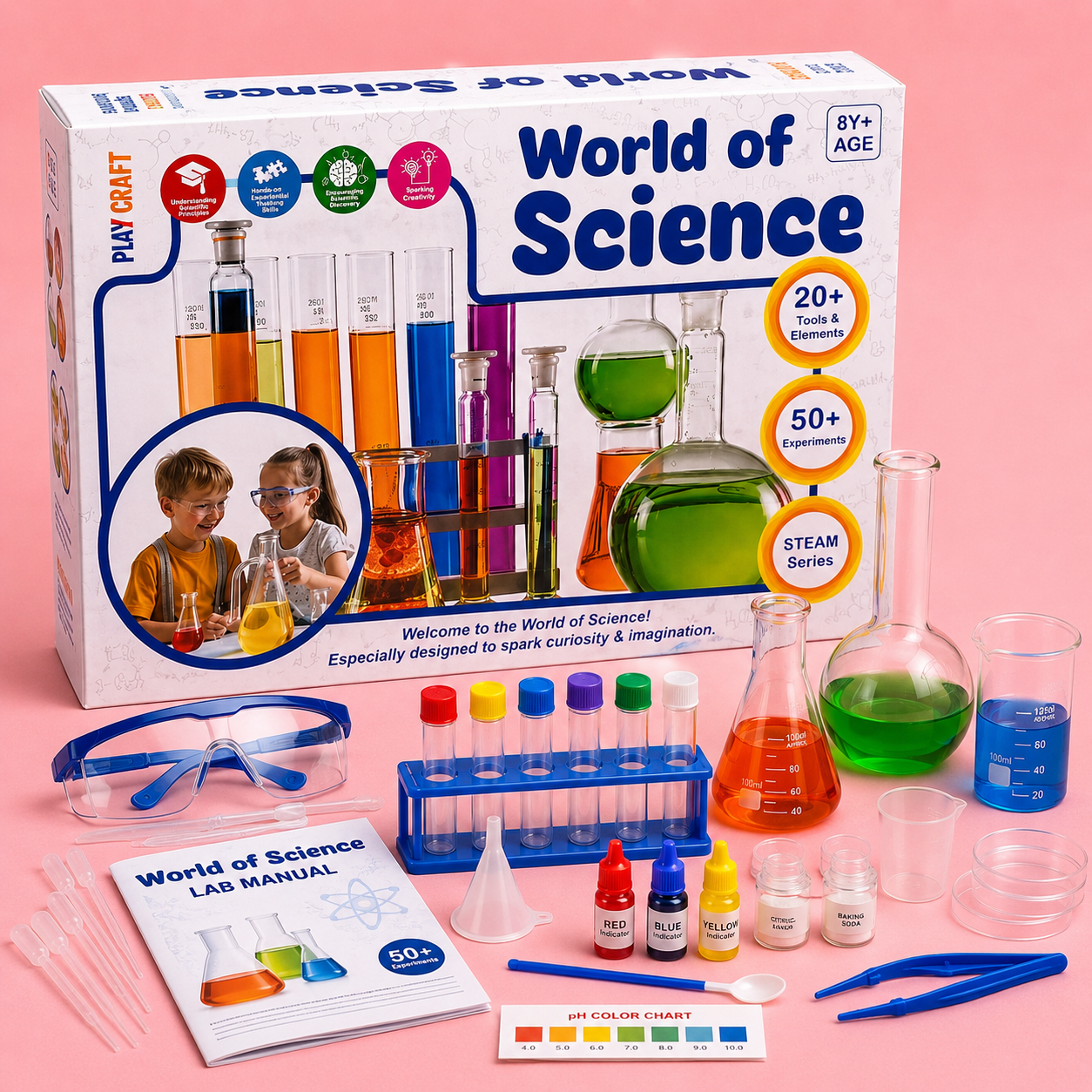 84 World of Science STEM Kit for Kids