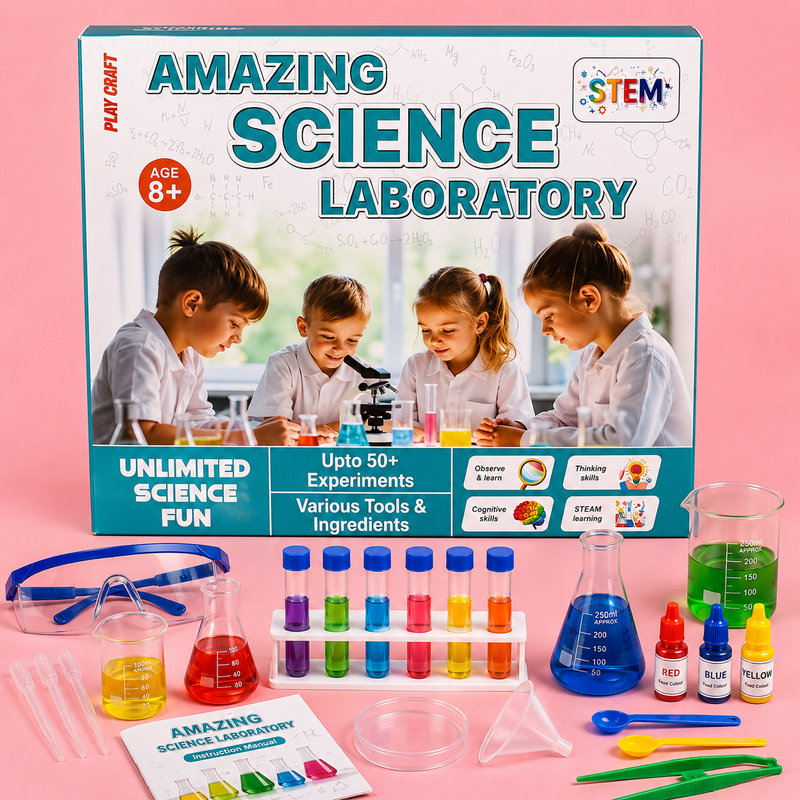 160 Amazing Science Laboratory STEM Kit for Kids