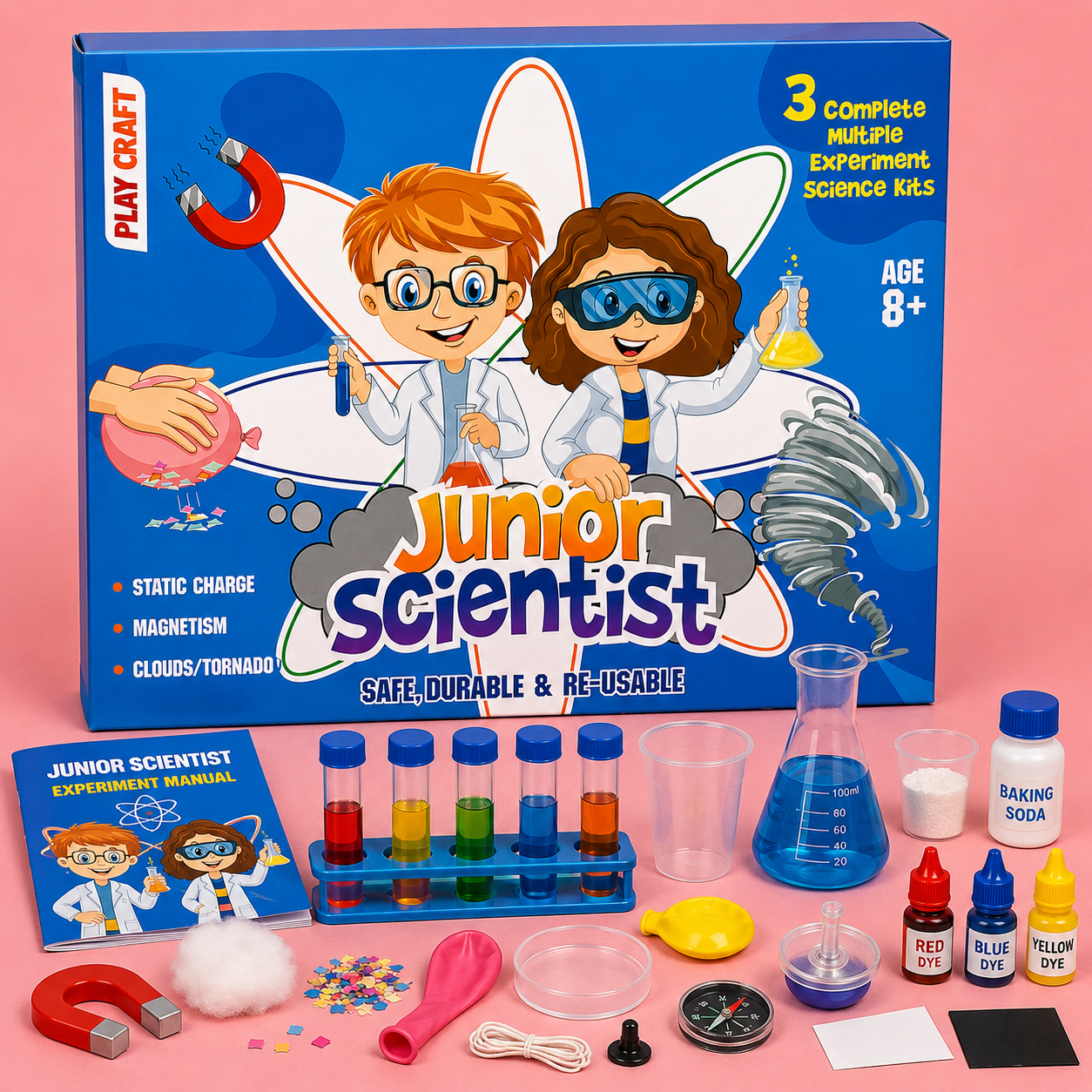 90 Junior Scientist STEM Kit for Kids
