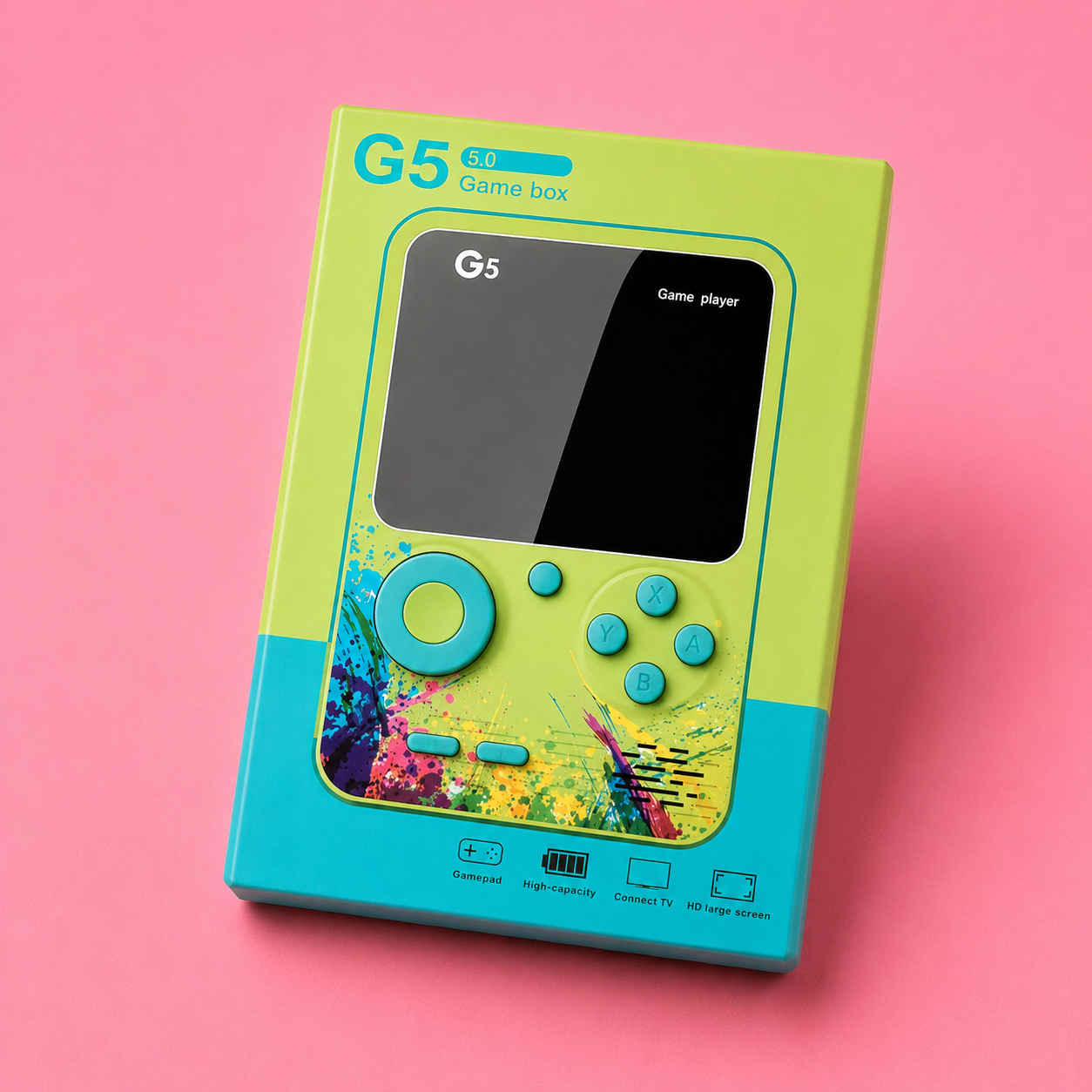 Retro Handheld Video Game Console