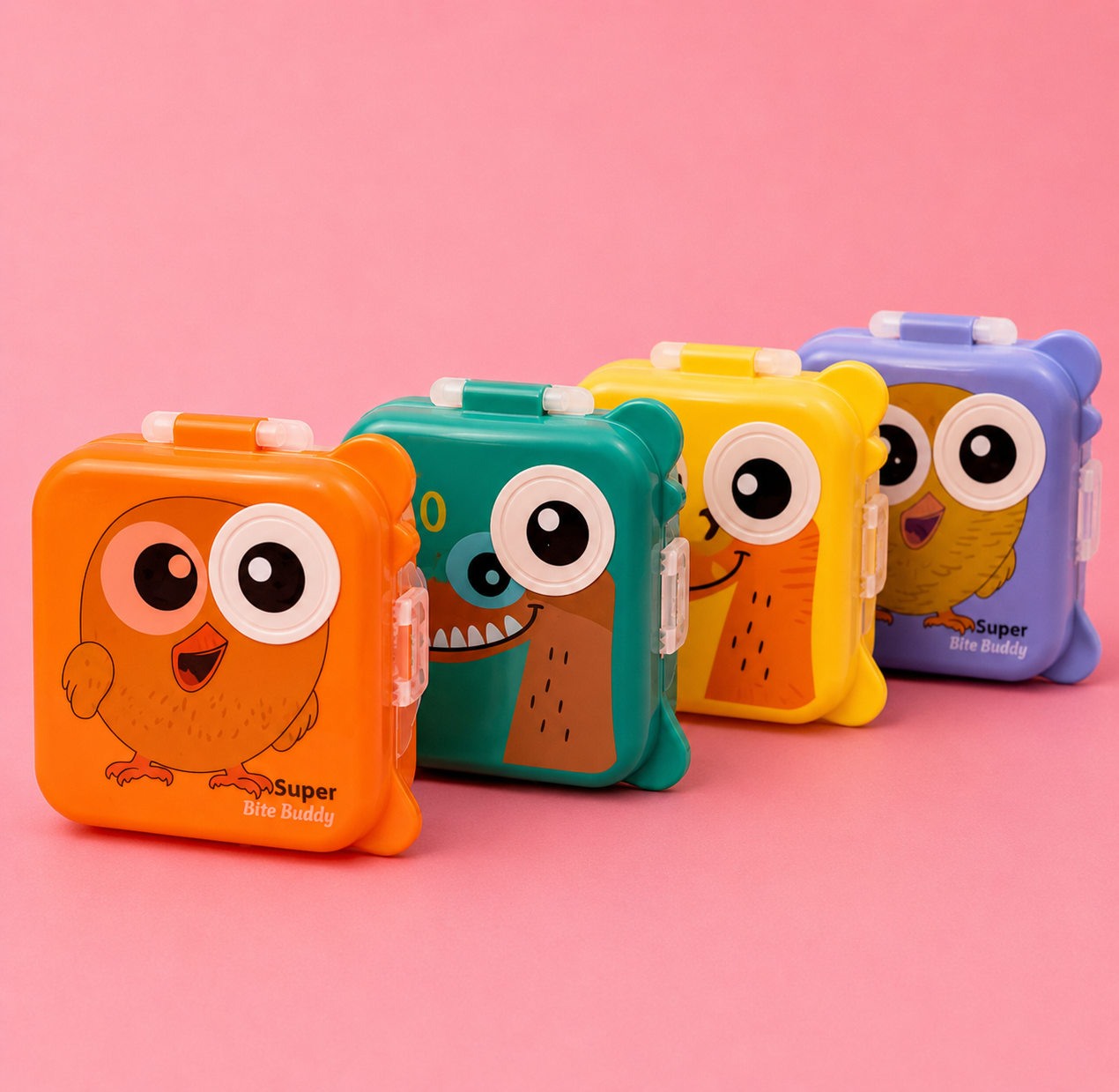 Cute Owl Kids Lunch Box (multicolor)
