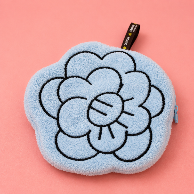 Cute Flower Plush Pouch Bag