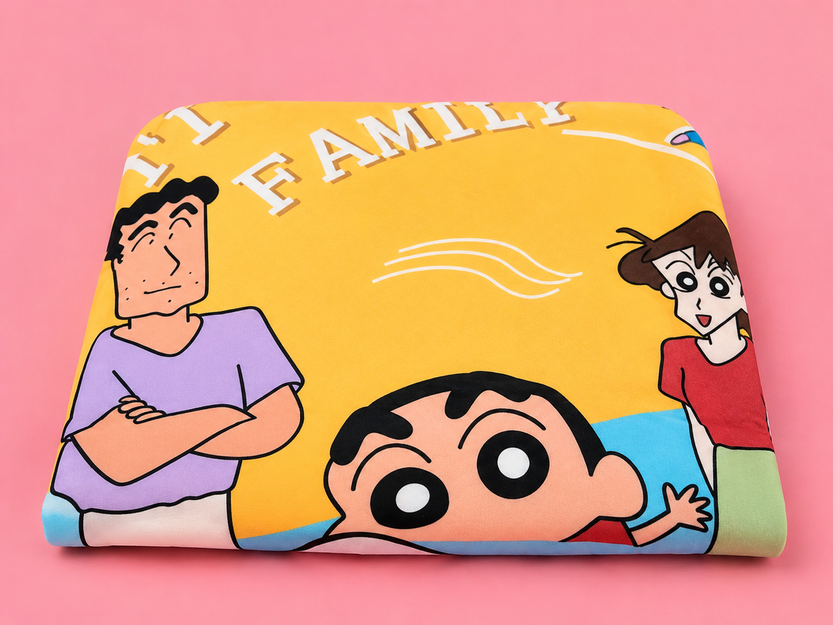 Shinchan Family Cozy Blanket