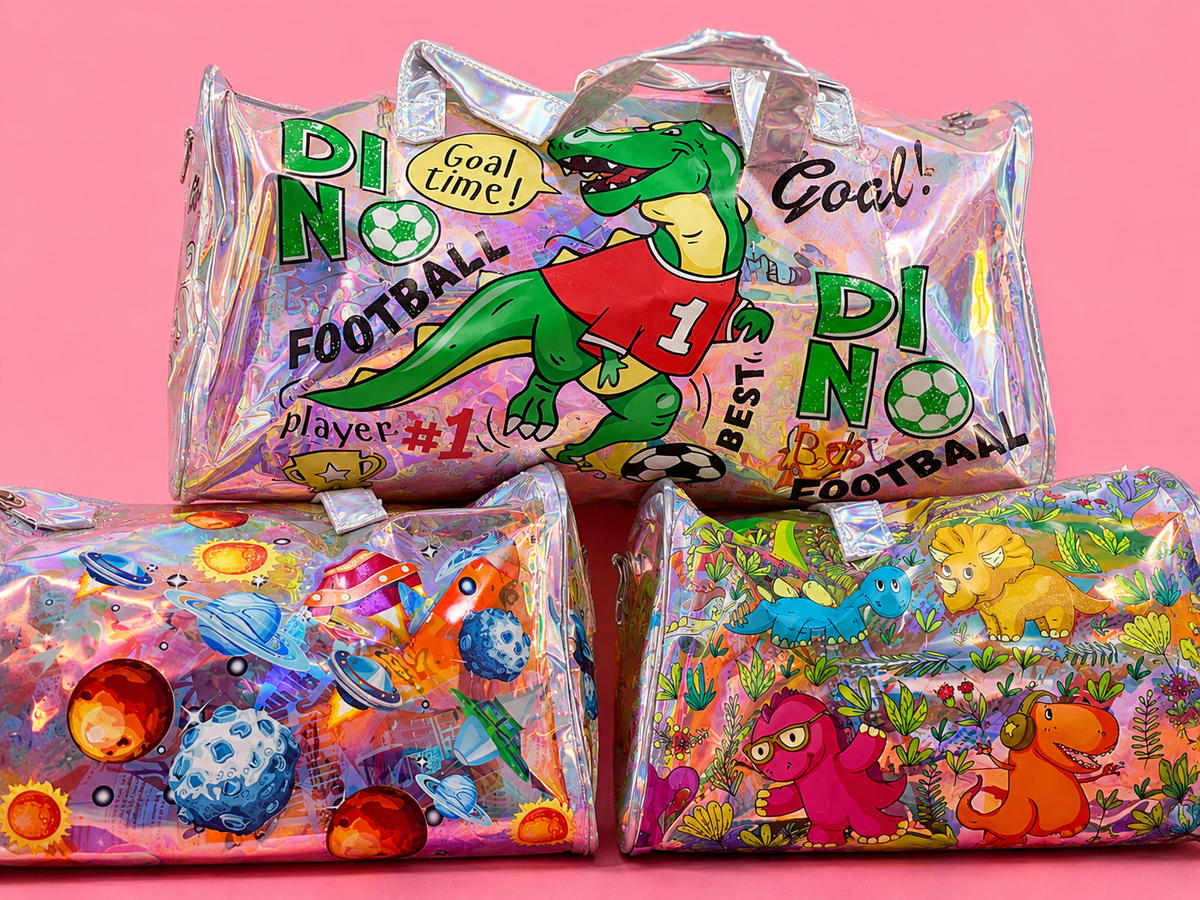 Dino Football Travel Bag