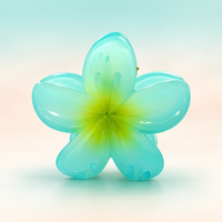 Blush Bloom Flower Hair Claw Clip