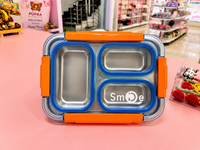 Kids Stainless Steel 3 Compartment Lunch Box