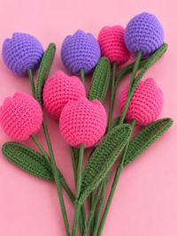 Handmade Crochet Flower Bouquet