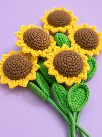 Handmade Crochet Flower Bouquet