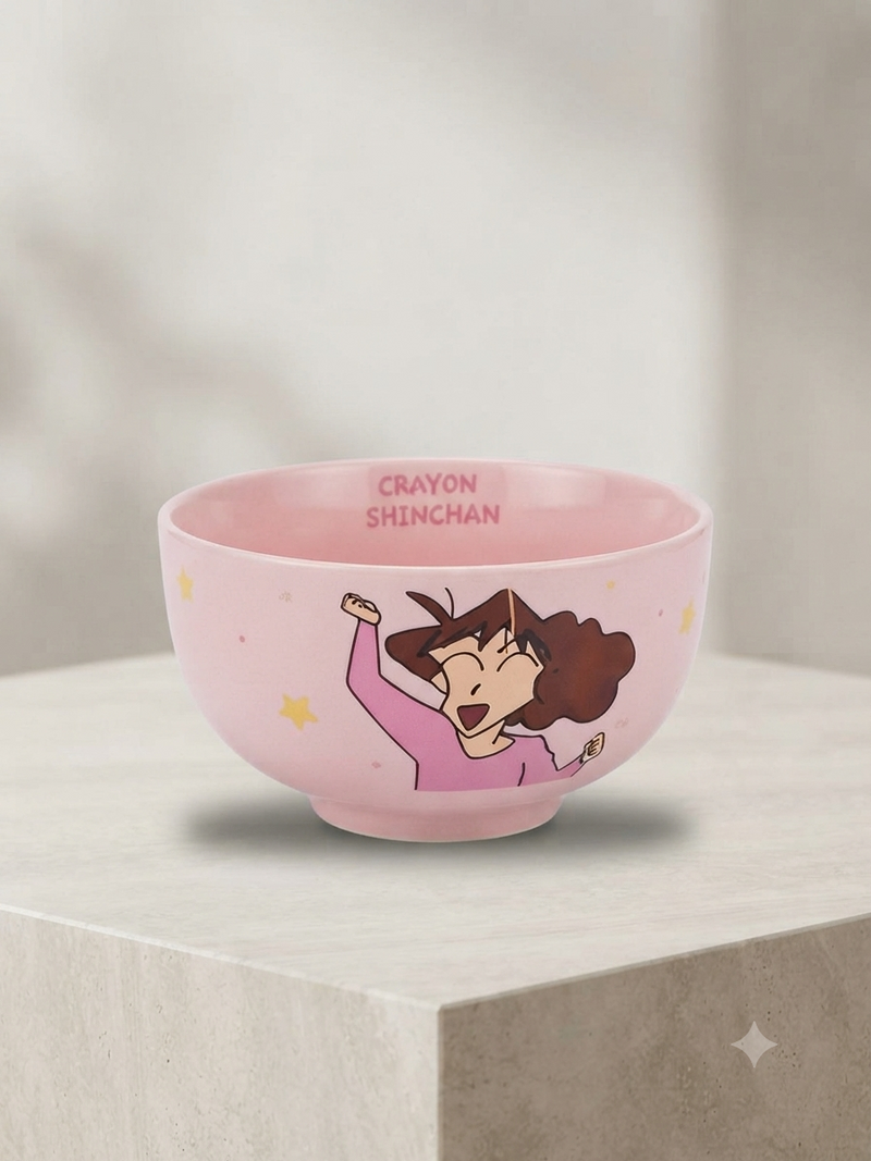 Crayon Shinchan Cute Ceramic Bowl – Anime Breakfast & Snack Bowl
