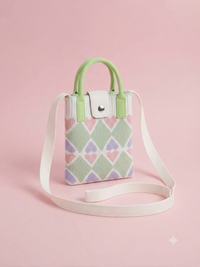 Cute Cat Embroidered Sling Bag – Korean Style Crossbody Bag