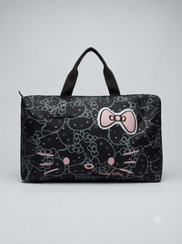 Hello Kitty Cute Travel & Carry Bag – White Bow Design