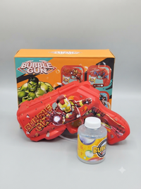 Iron Man Theme Electric Bubble Gun Toy