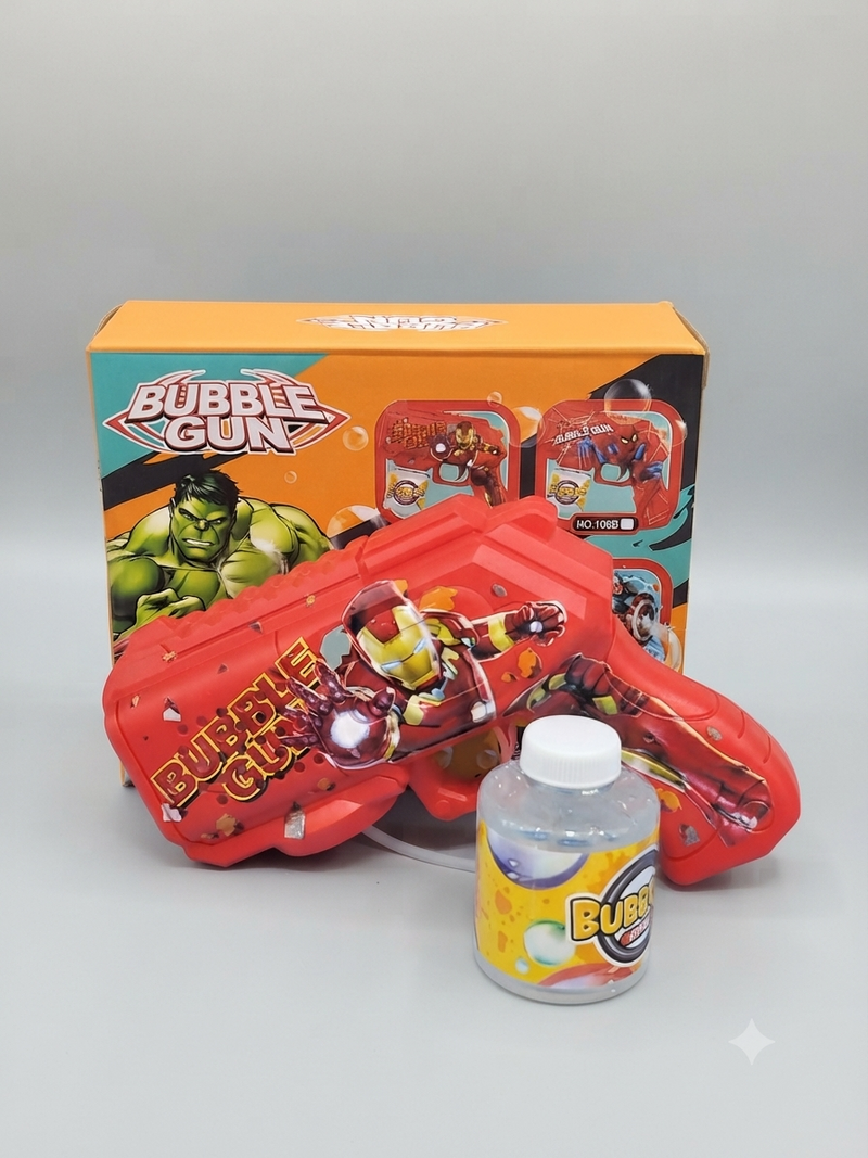 Iron Man Theme Electric Bubble Gun Toy