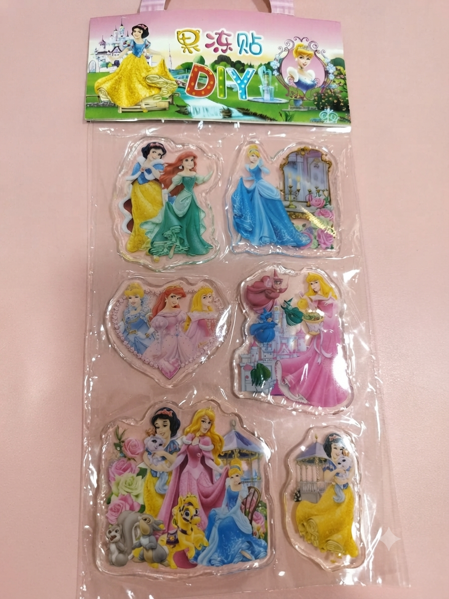 DIY Princess Jelly Stickers - Magical Fairy Tale Collection | PUPAA
