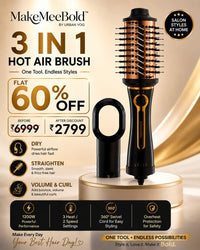 MakeMeeBold 3-in-1 Hot Air Brush Hair Styler