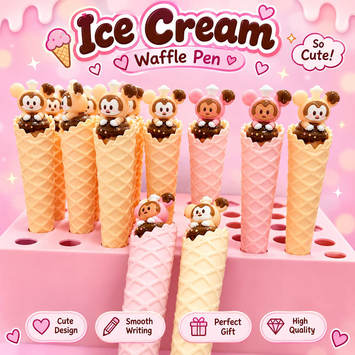 Ice Cream Waffle Pen