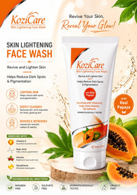 KoziCale Skin Lightening Face Wash – Brightening & Cleansing Face Wash