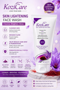 Kozicare Skin Lightening Face Wash – Cleanse, Brighten & Glow