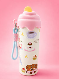 Korean Style Cute Water Bottle with Sipper