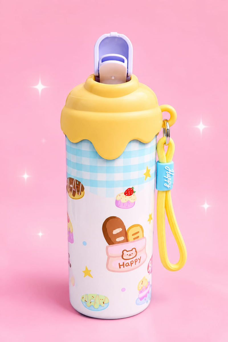 Korean Style Cute Water Bottle with Sipper