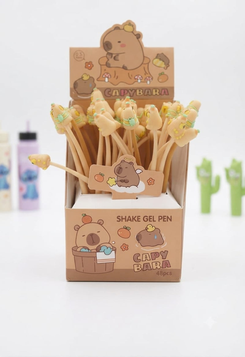 Capybara Cute Shake Gel Pen