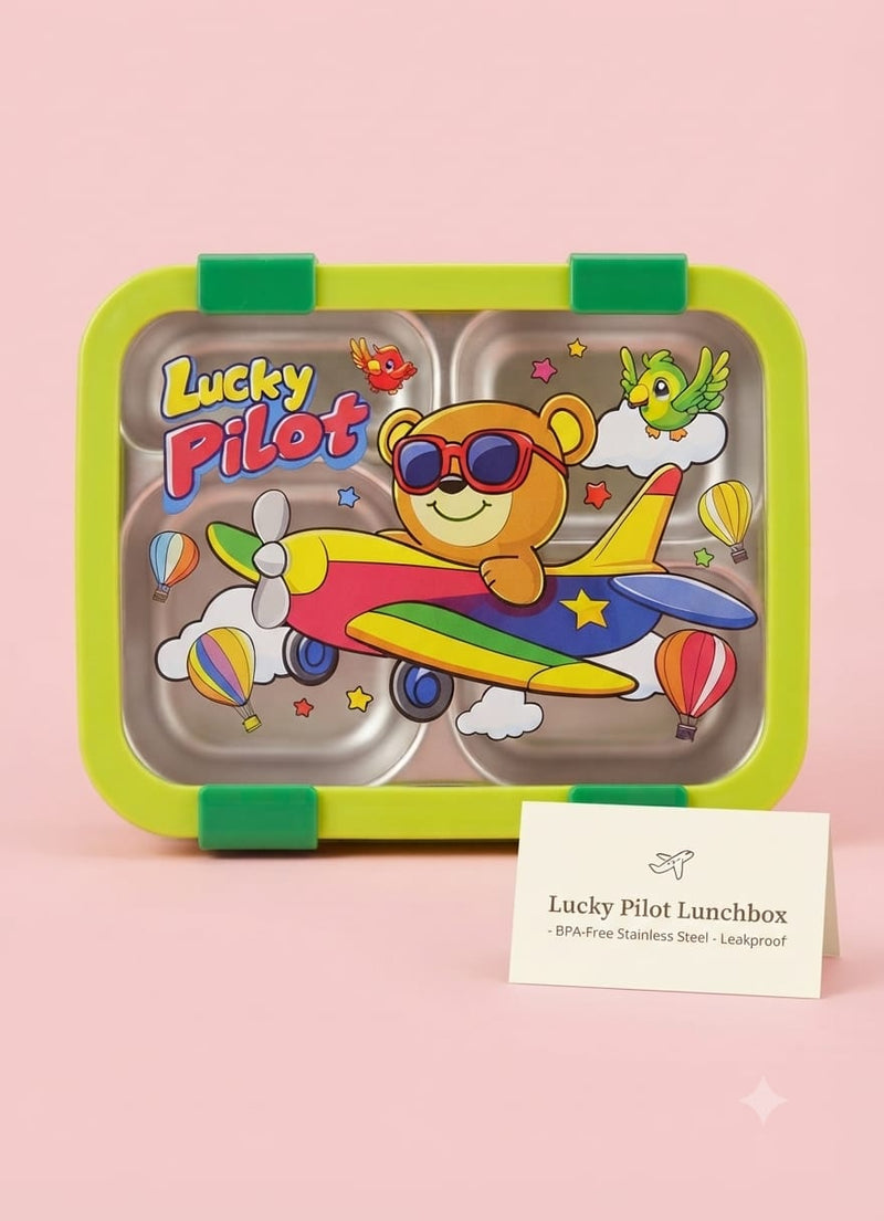 Dino-Skate Stainless Steel Lunch Box
