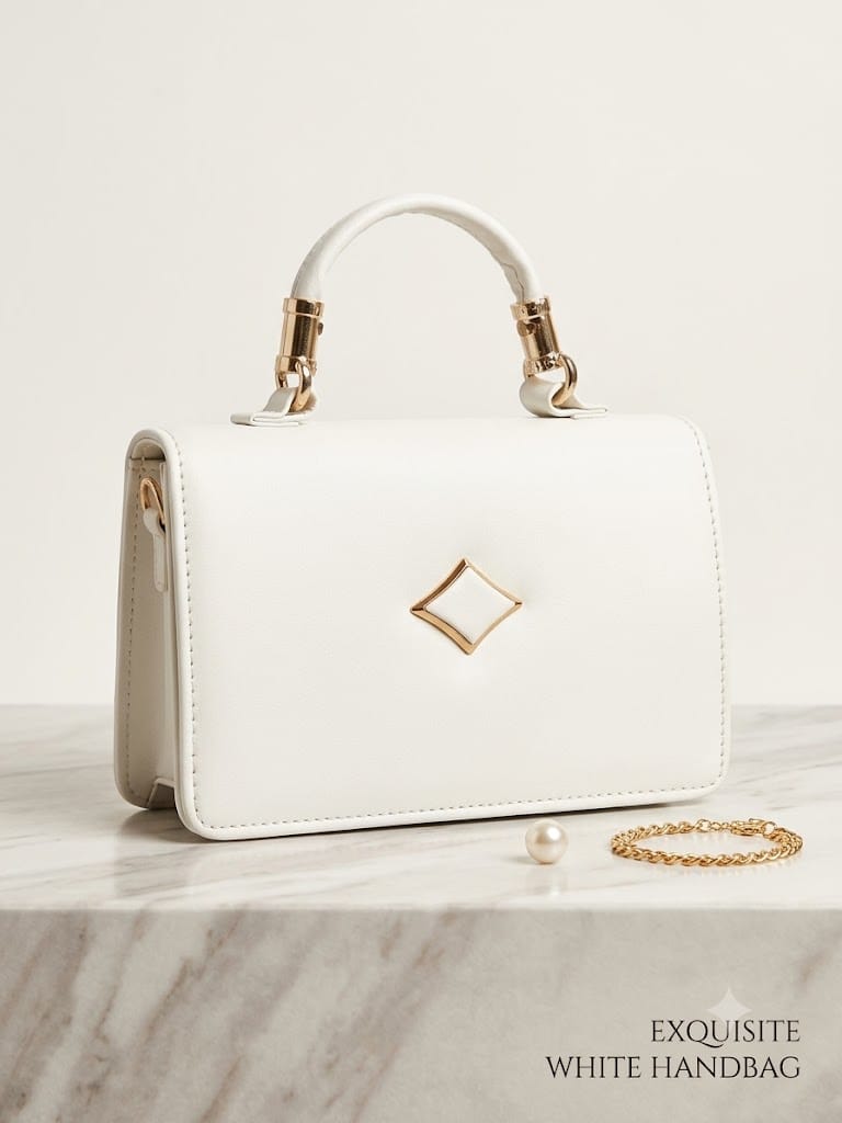 Aria Diamond Structured Top Handle & Crossbody Bag