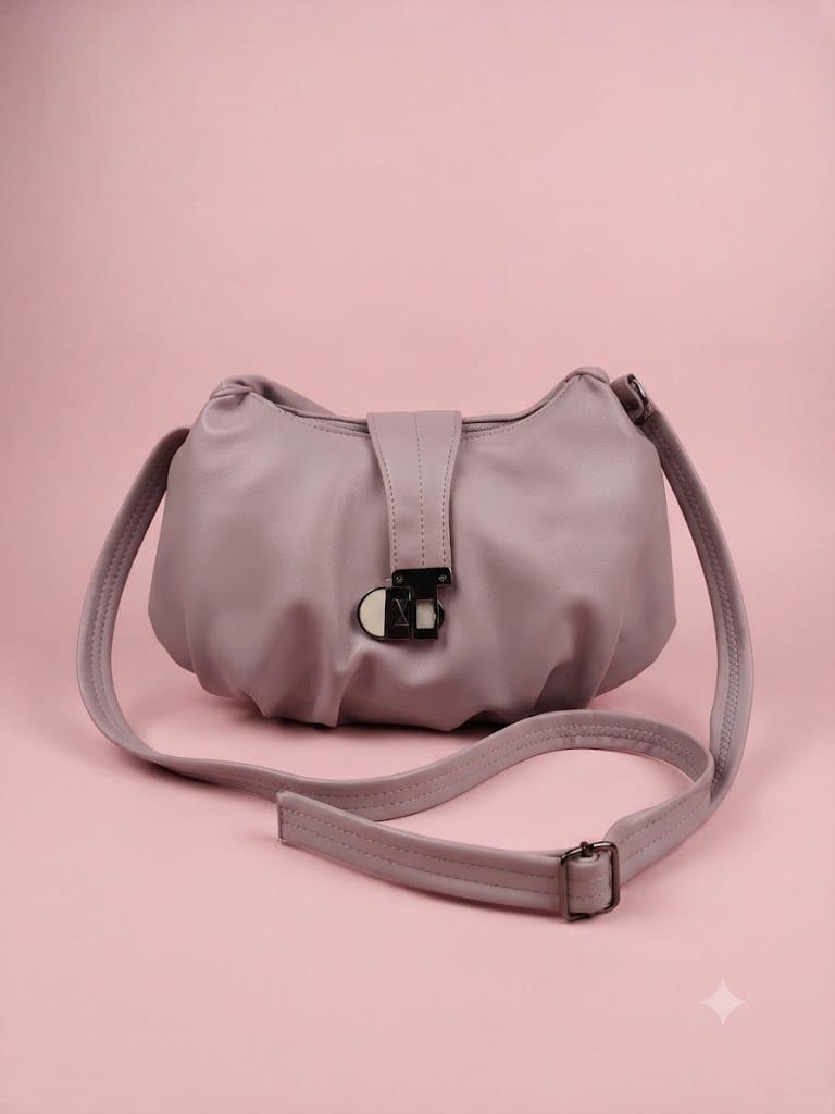 Elegance Luxe Soft Gathered Crossbody Bag