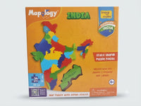 Mapology India | State Shaped Map Puzzle with Union Territories