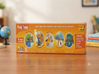 Mapology India Map Wall Chart with 100+ Reusable Stickers – Educational Game & Decor