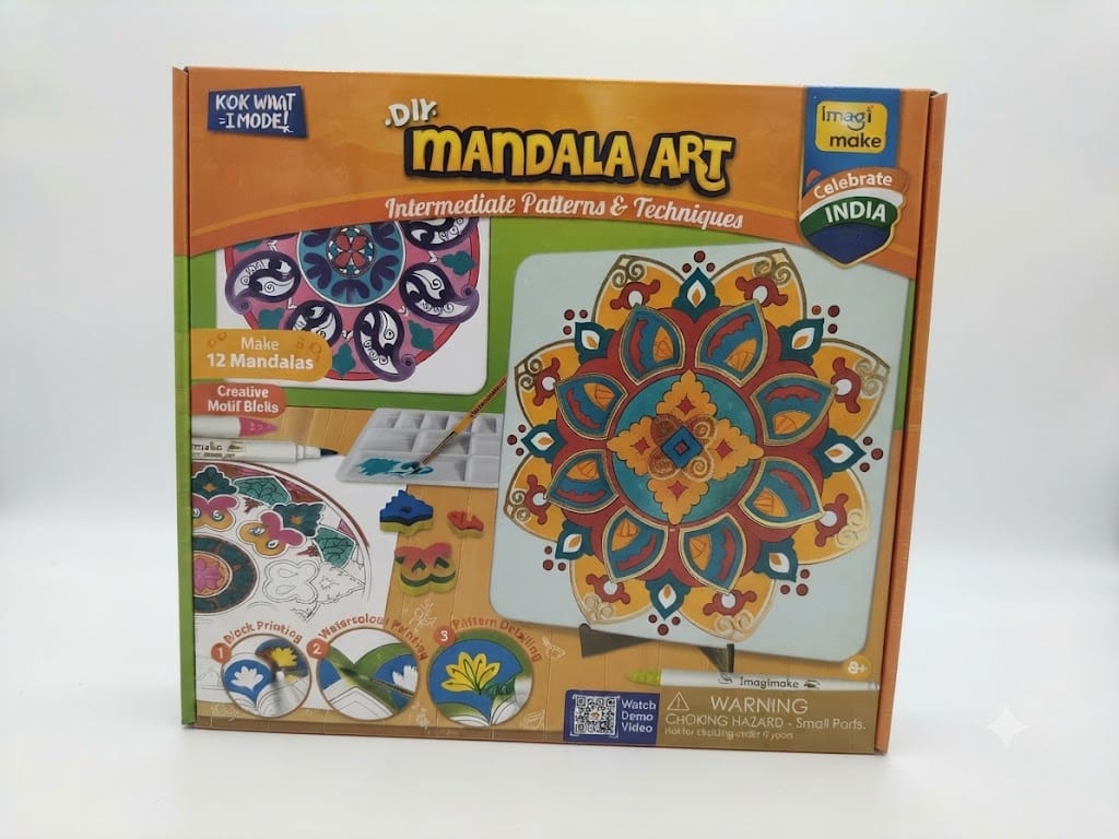 DIY Mandala Art & Craft Kit – Intermediate Patterns & Techniques