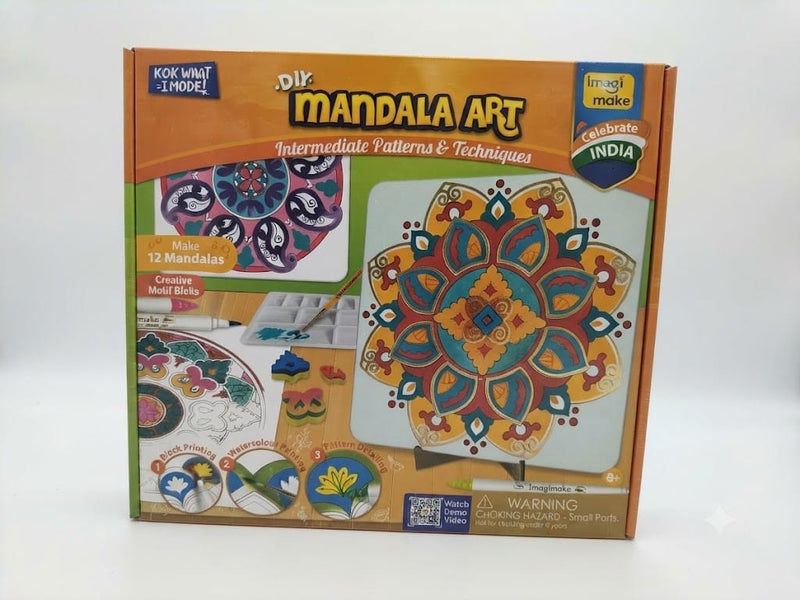 DIY Mandala Art & Craft Kit – Intermediate Patterns & Techniques