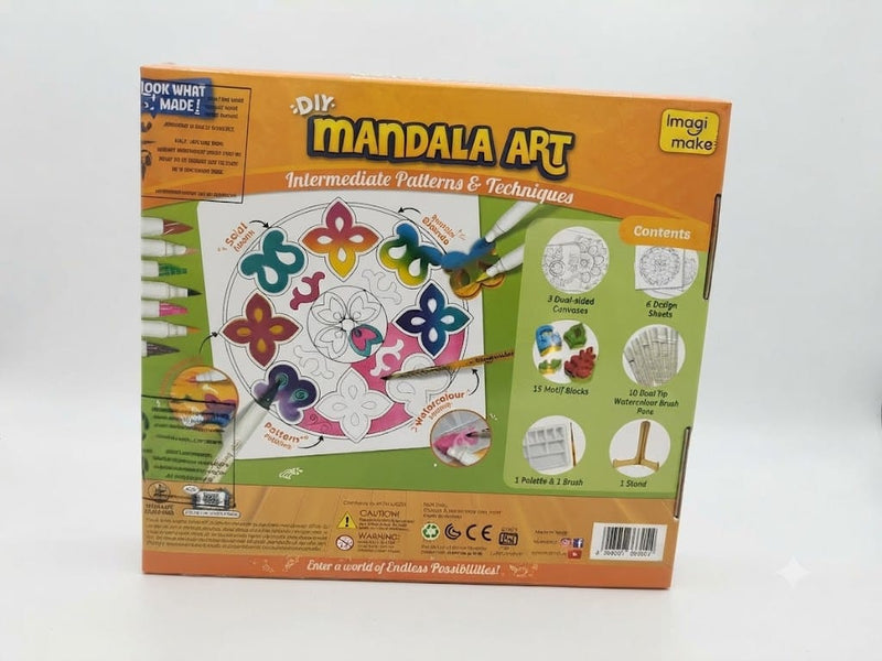 DIY Mandala Art & Craft Kit – Intermediate Patterns & Techniques