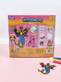 Imagimake DIY Window Art – Princess Theme | Glitter Glass Paint & Suncatcher Craft Kit for Kids (Ages 5+)