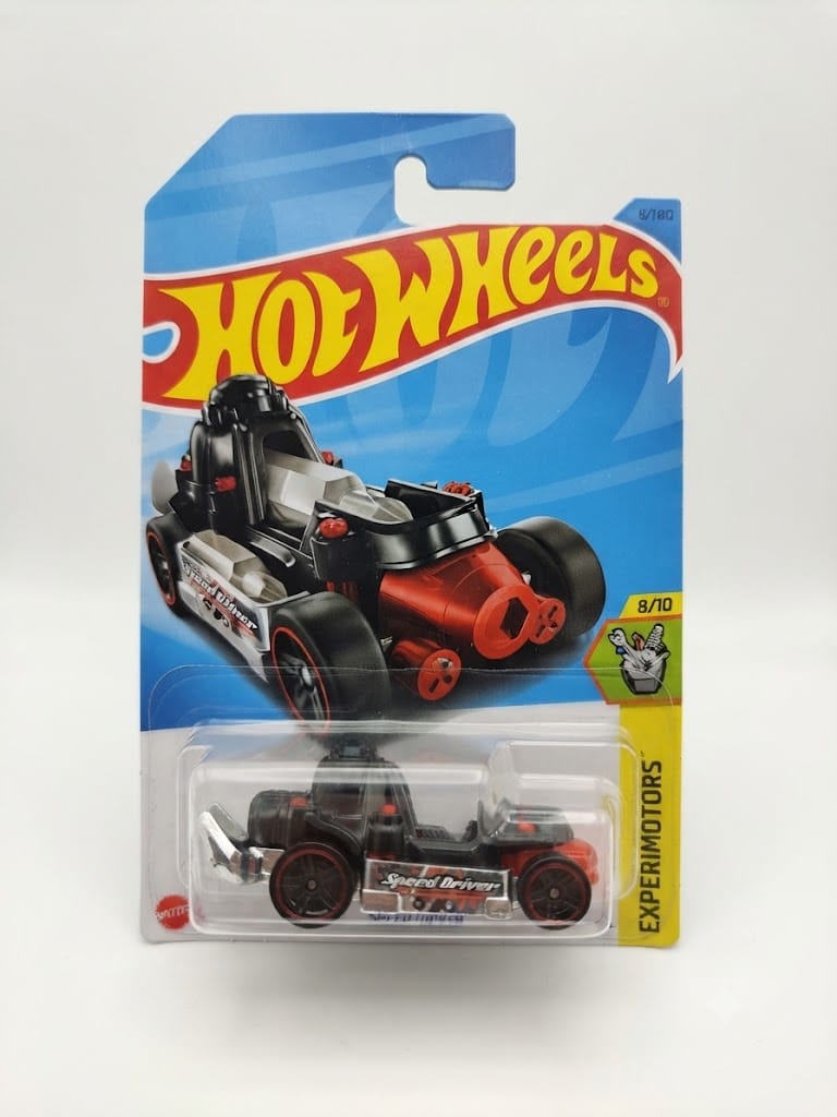 Hot Wheels Experimotors – Speed Driver | 1:64 Scale Die-Cast Toy Car with Functional Tool Feature (8/10)