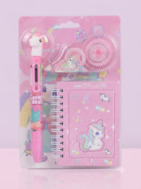 Undersea World 3-in-1 Theme Stationery Gift Set | Spiral Notebook, Pen & 8M Correction Tape