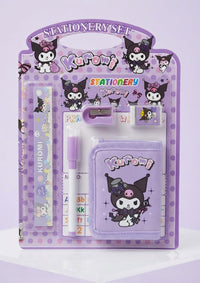 Kuromi Purple Theme Complete Stationery Gift Set | School Supplies Combo