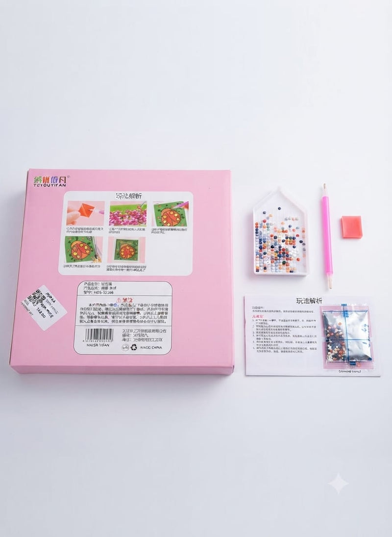 Kids' DIY 5D Diamond Painting Art Kit | Creative Gem Sticker Craft Set