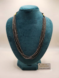 THEA'S TREASURES Multi-Strand Gemstone & Pearl Cascade Layered Necklace