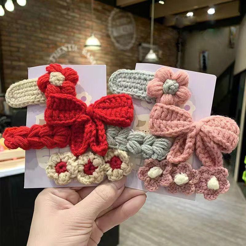 Crochet Hair Clip Set – Seoul Edition