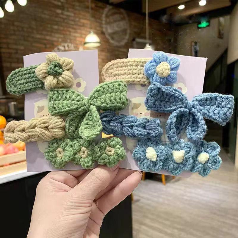 Crochet Hair Clip Set – Seoul Edition