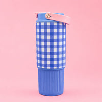 Pastel Checkered Tumbler